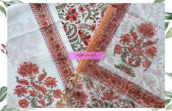 Pastel's Cotton With Kota Doriyan Duppatta - Noella Secret
