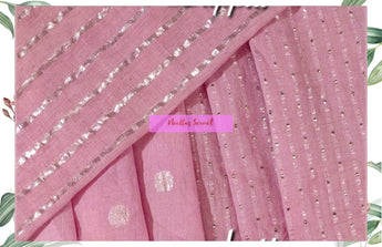 Beautiful Baby Pink Fancy And Lacy MulMul - Noella Secret